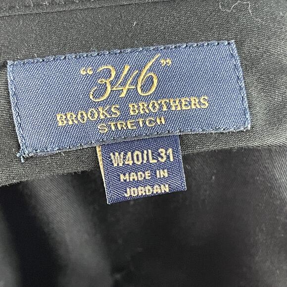 Brooks Brothers 346 Stretch Wool 2 Piece Suit Gray Striped Blazer 44R Pant 35x31 - Picture 15 of 16